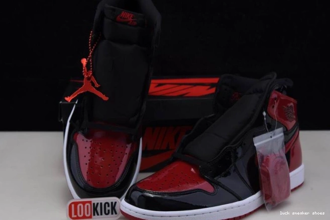 Rep LUCY 1 Patent Bred Jordan High Air OG 555088-063 0707